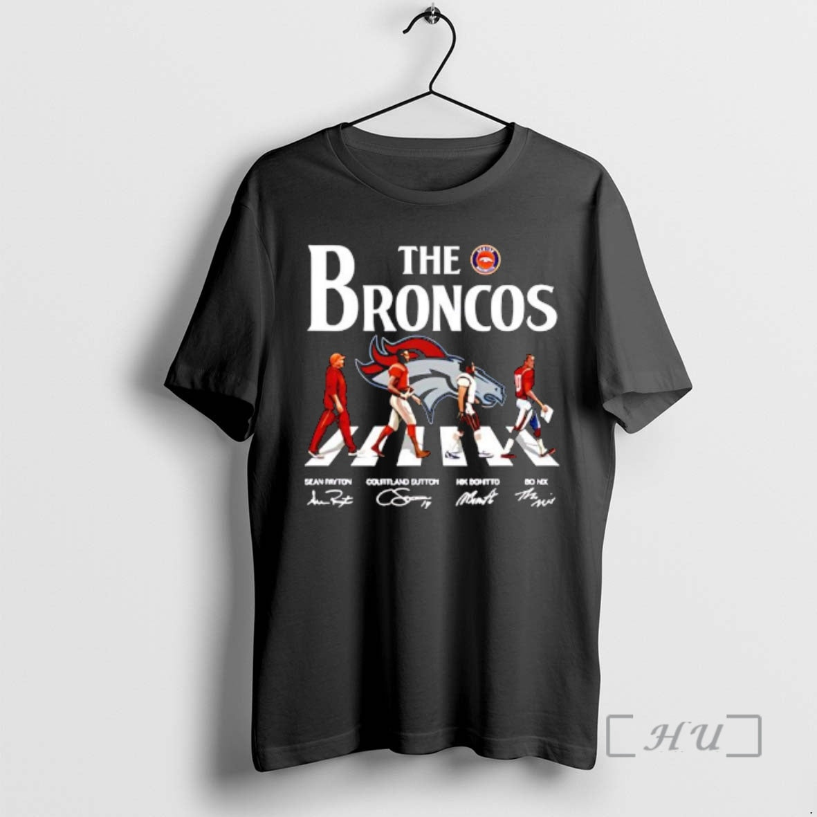 Officials Denver Bs The Broncos With Abbey Road Players Signatures - T-Shirt, Sweatshirt, Hoodie