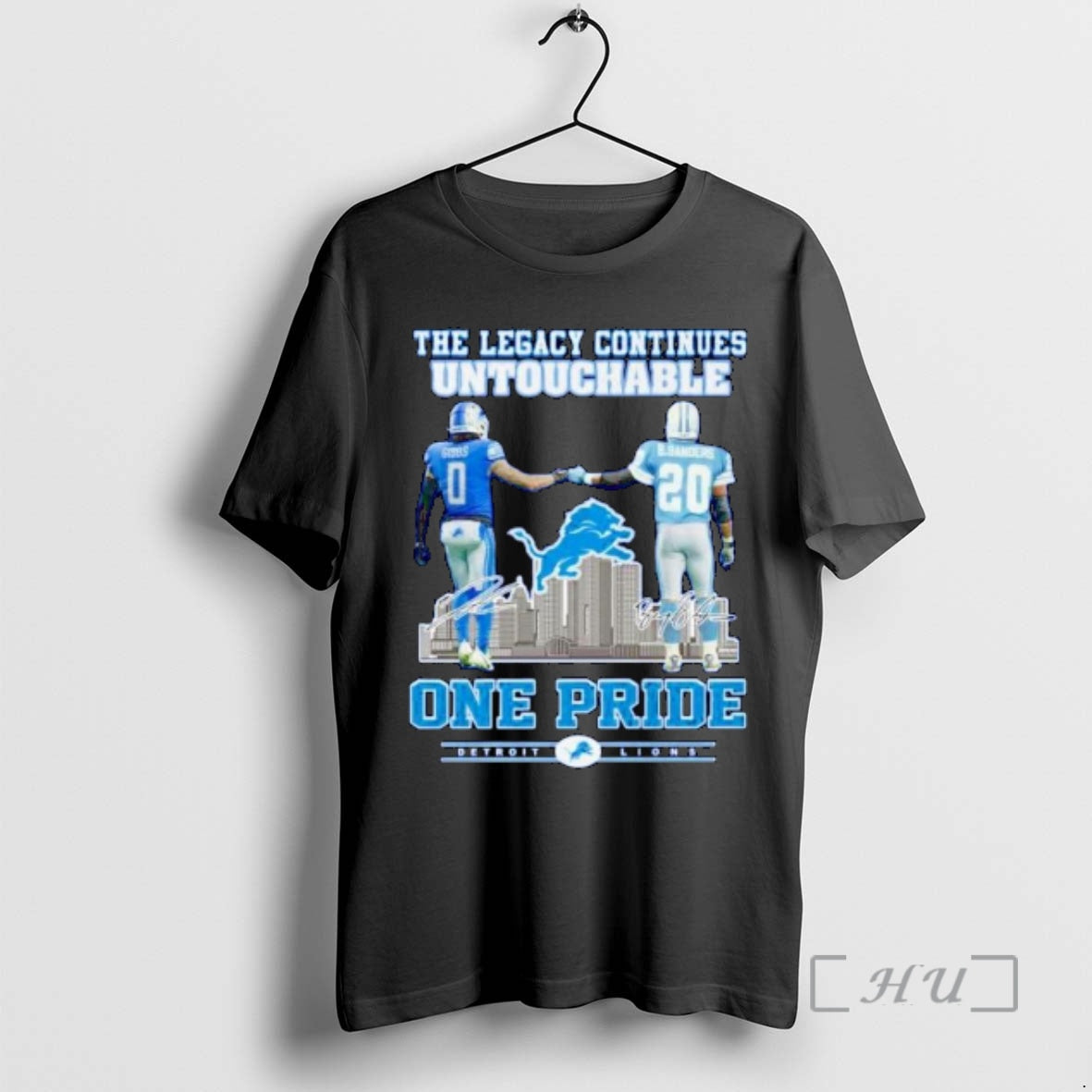 Officials Detroit Lions One Pride The Legacy Continues Untouchable 2025 Ornaments Premium T Shirts Sweater - T-Shirt, Sweatshirt, Hoodie
