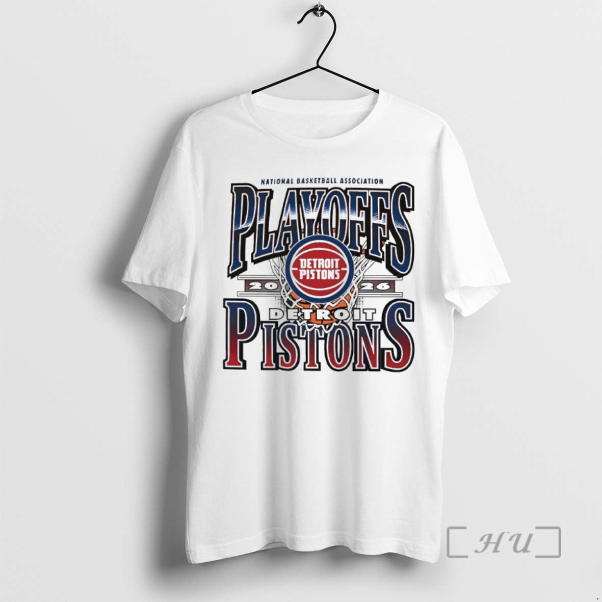 Officials Detroit Pistons 2026 Playoff Participant National Basketball Association Unisex T-shirt, Sweatshirt, Hoodie, Long Sleeve Tee - T-Shirt, Sweatshirt, Hoodie