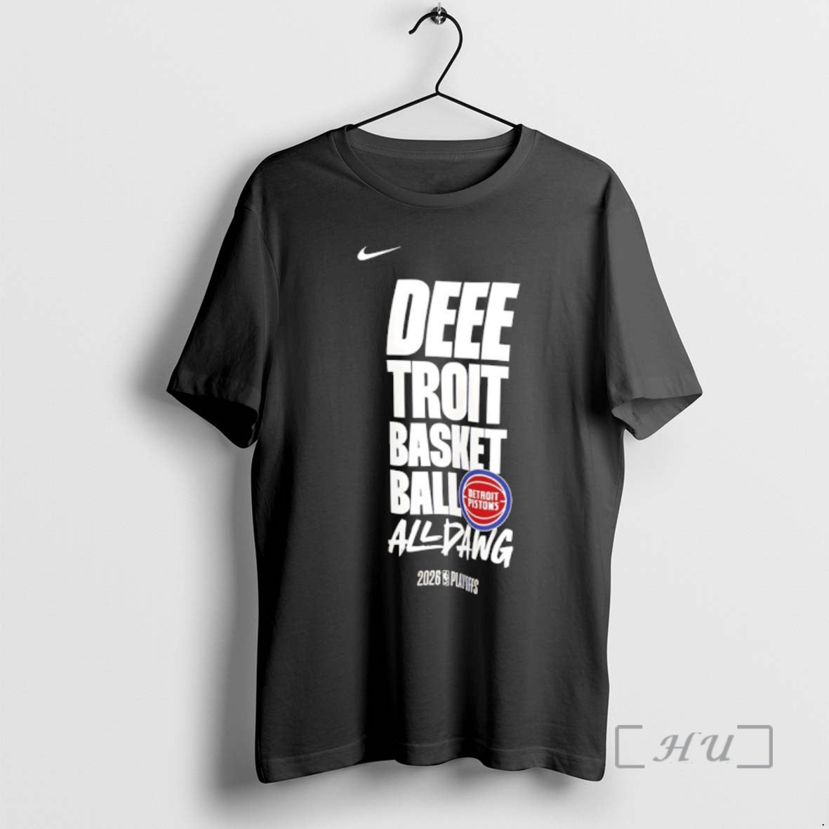 Officials Detroit Pistons Basketball Deeetroit Basketball All Dawg 2026 Playoffs Unisex T-shirt, Sweatshirt, Hoodie, Long Sleeve Tee - T-Shirt, Sweatshirt, Hoodie