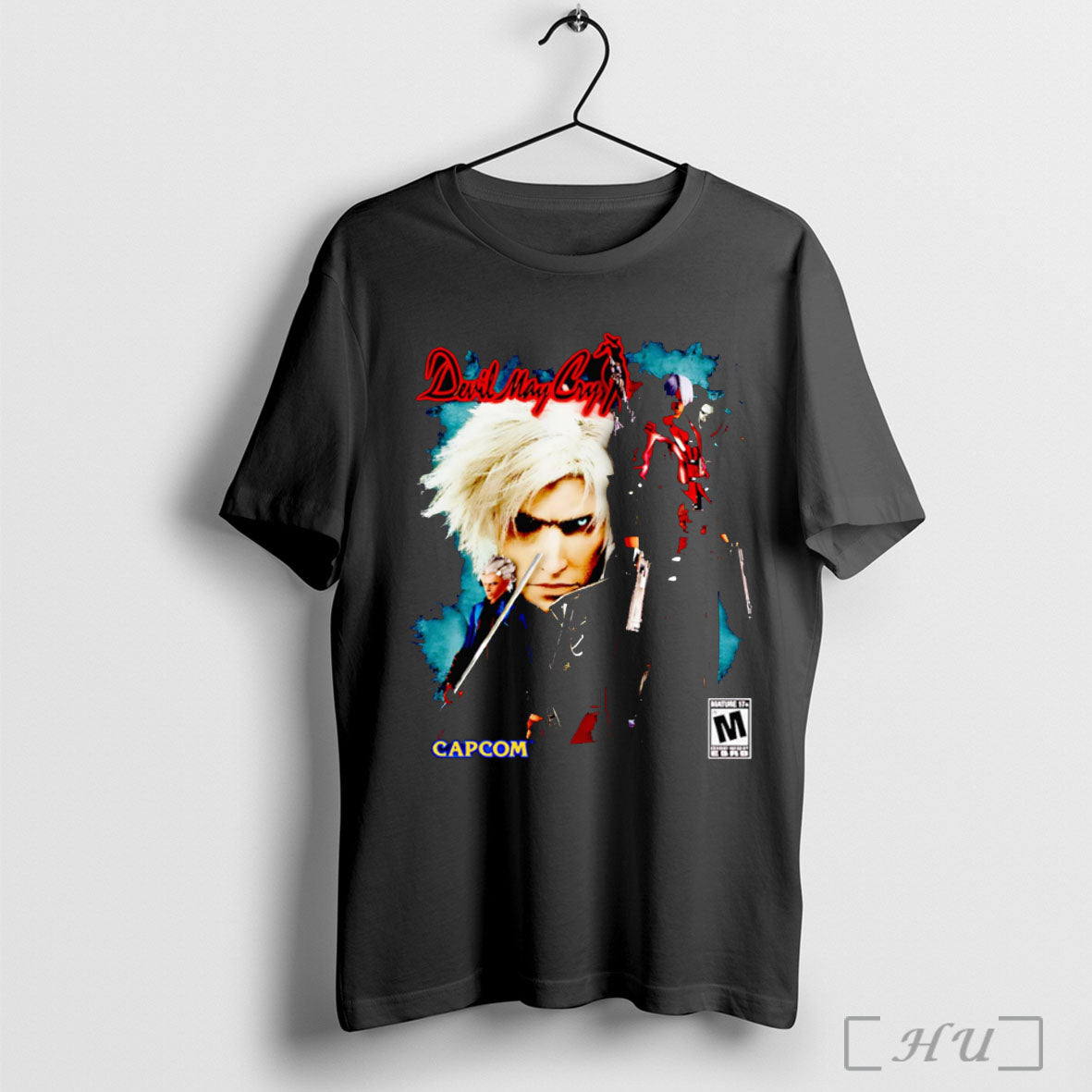 Officials Devil May Cry Vintage Poster T Shirt Unisex T-shirt, Sweatshirt, Hoodie, Long Sleeve Tee - T-Shirt, Sweatshirt, Hoodie
