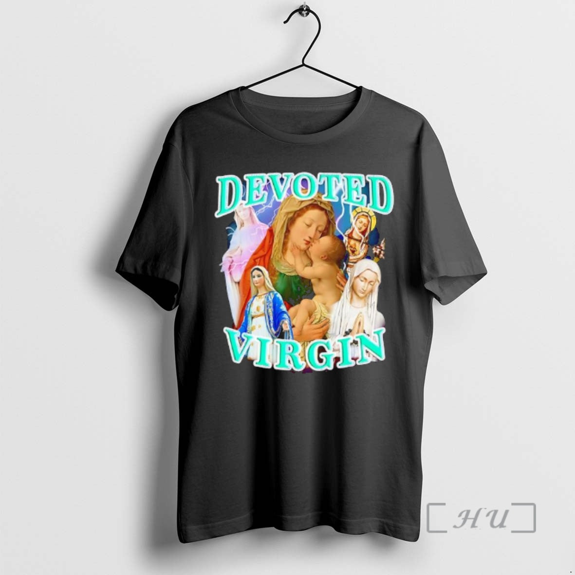 Officials Devoted Virgin Vintage Religious Graphic - T-Shirt, Sweatshirt, Hoodie