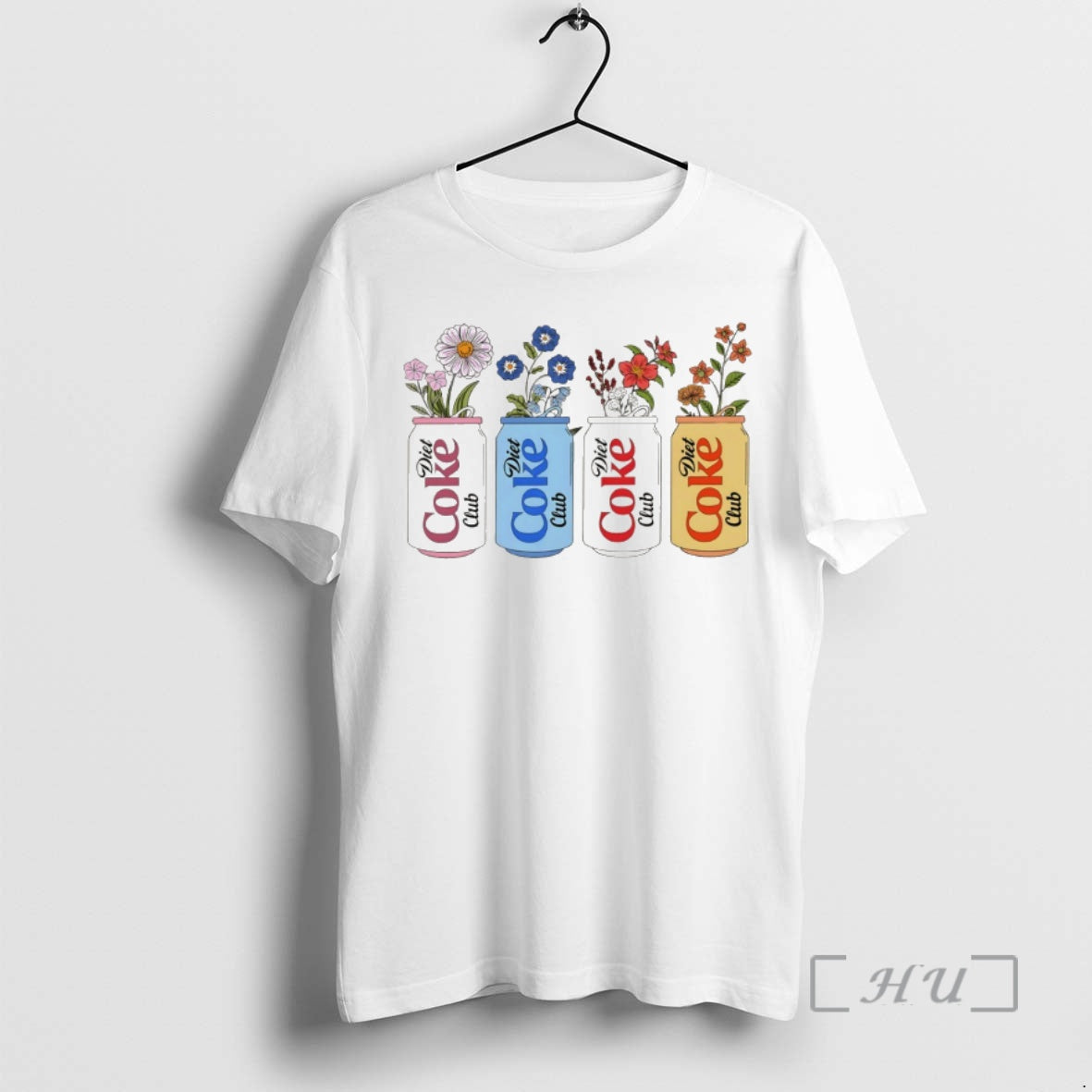 Officials Diet Coke Club Floral Soda Unisex T-shirt, Sweatshirt, Hoodie, Long Sleeve Tee - T-Shirt, Sweatshirt, Hoodie