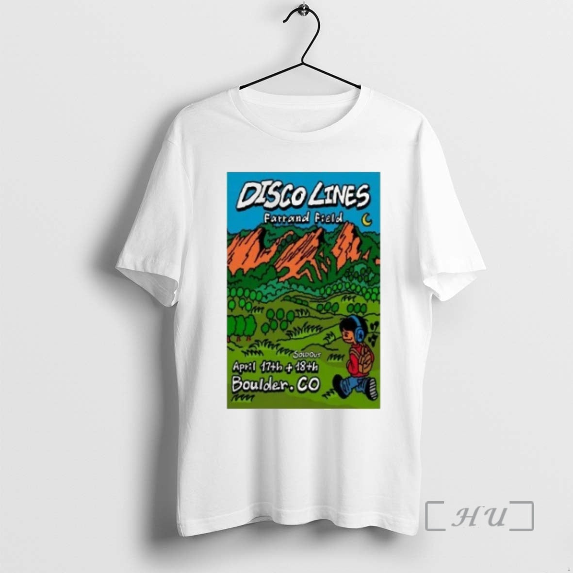 Officials Disco Lines Boulder Co Apr 17 18 2026 Unisex T-shirt, Sweatshirt, Hoodie, Long Sleeve Tee - T-Shirt, Sweatshirt, Hoodie