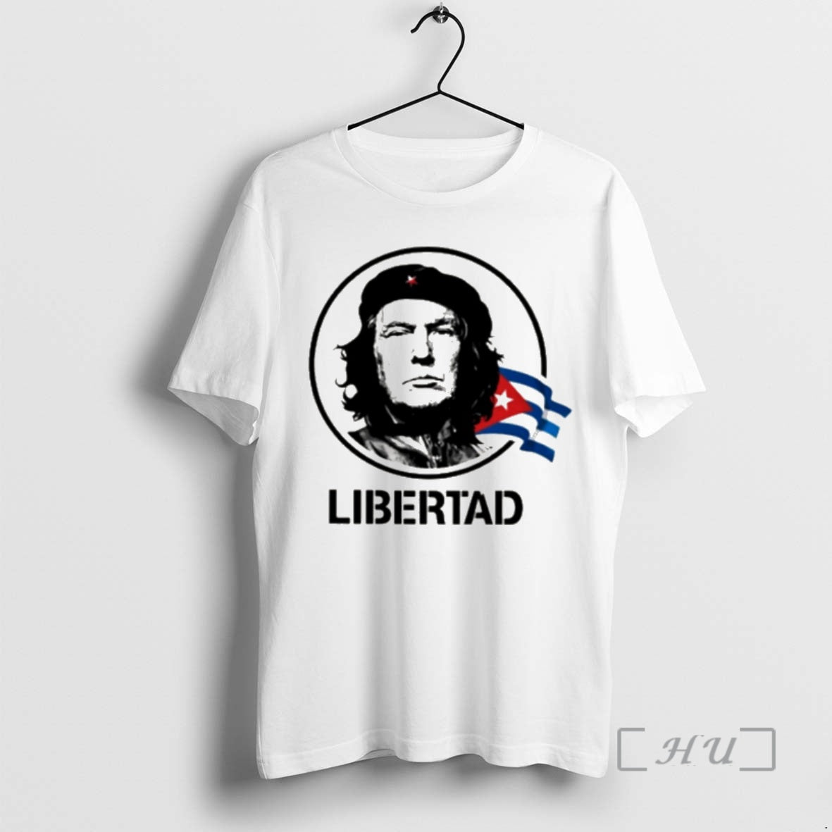Officials Donald Trump X Che Guevara Libertad Flag Unisex T-shirt, Sweatshirt, Hoodie, Long Sleeve Tee - T-Shirt, Sweatshirt, Hoodie