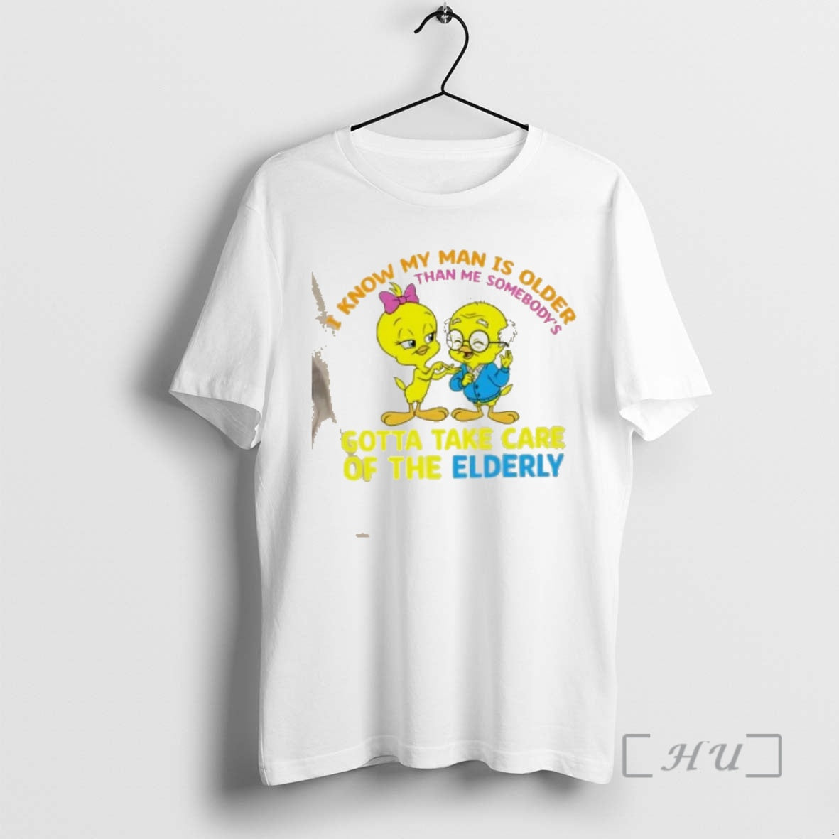 Officials Ducks I Know My Man Is Older Than Me Somebodys Gotta Take Care Of - T-Shirt, Sweatshirt, Hoodie