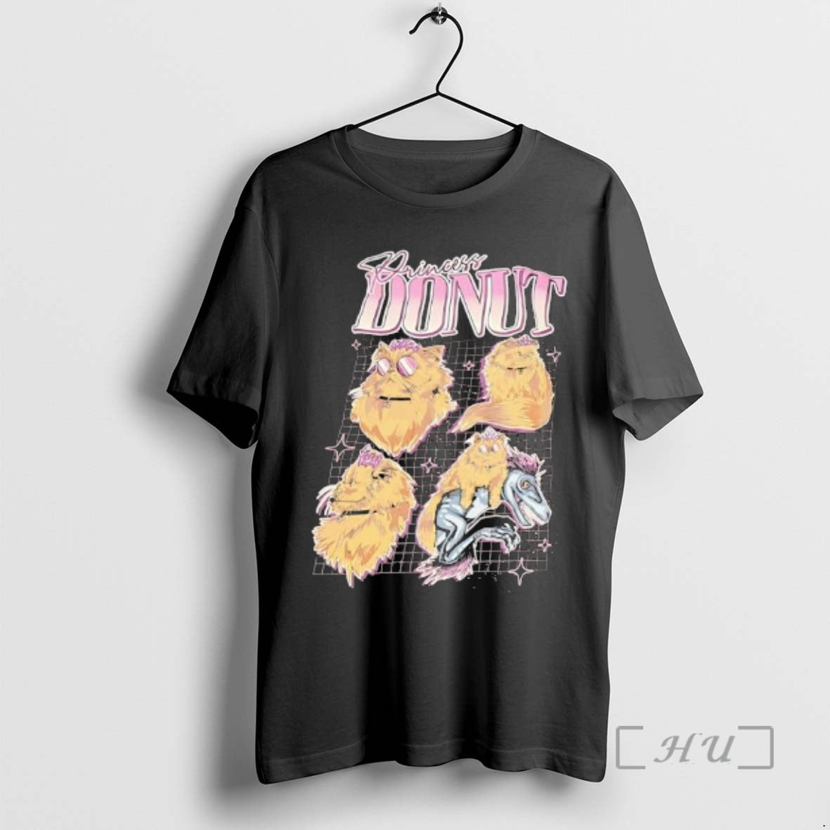 Officials Dungeon Crawler Carl Princess Donut Collage Graphic - T-Shirt, Sweatshirt, Hoodie