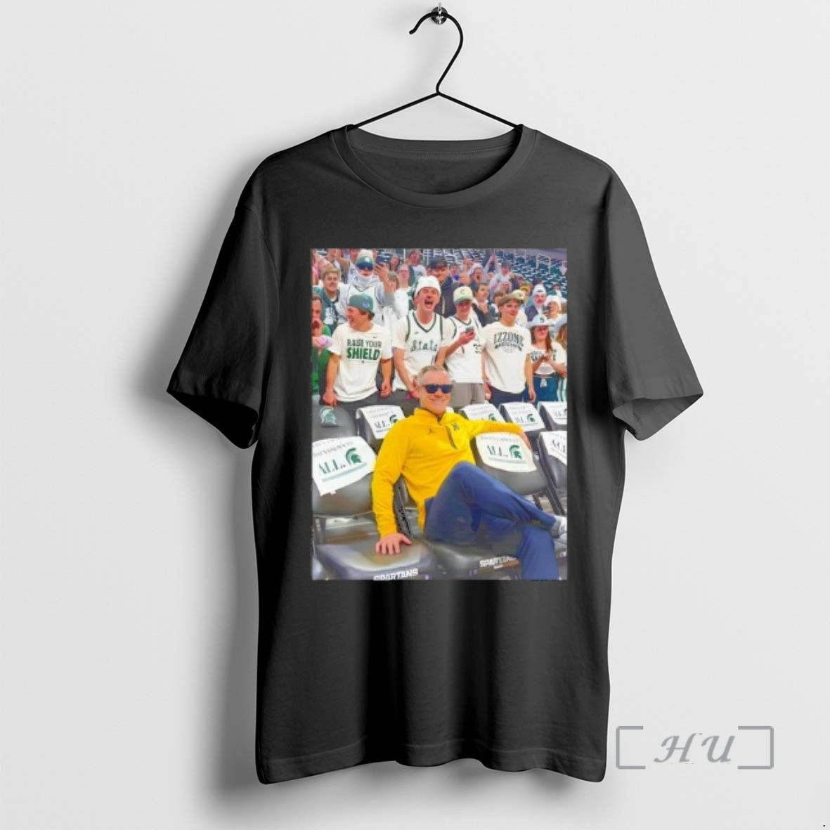 Officials Dusty May Aura Rival Michigan Wolverines Crowd Photo Unisex T-shirt, Sweatshirt, Hoodie, Long Sleeve Tee - T-Shirt, Sweatshirt, Hoodie