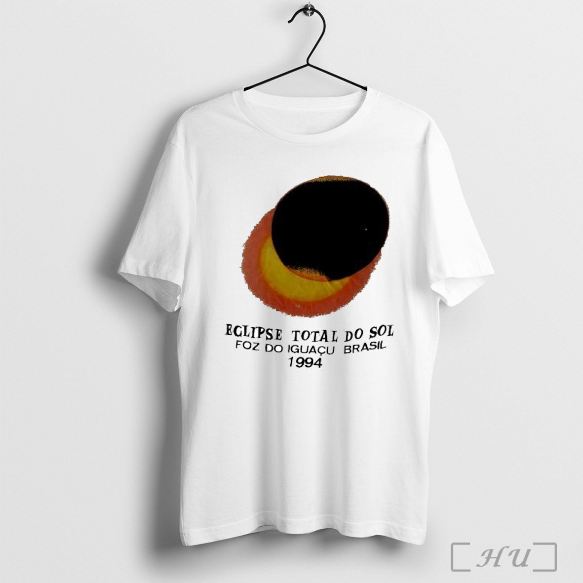 Officials Eclipse Total Do Sol Foz Do Iguacu Brasil 1994 Posters White T Shirt Unisex T-shirt, Sweatshirt, Hoodie, Long Sleeve Tee - T-Shirt, Sweatshirt, Hoodie