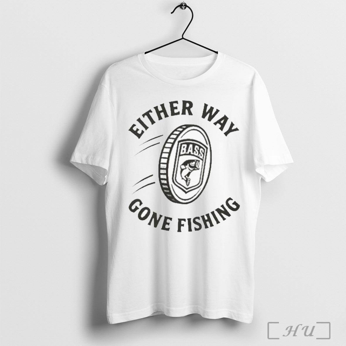 Officials Either Way Gone Fishing Bass Master Flip Fish T Shirt Unisex T-shirt, Sweatshirt, Hoodie, Long Sleeve Tee - T-Shirt, Sweatshirt, Hoodie