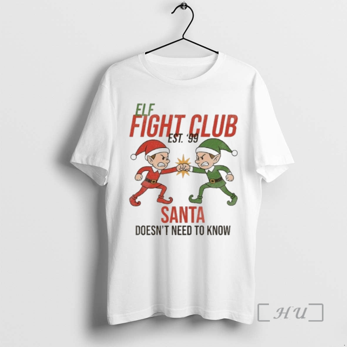 Officials Elf Fight Club - T-Shirt, Sweatshirt, Hoodie