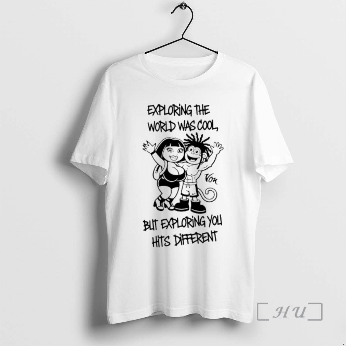 Officials Exploring The World Was Cool But Exploring You Hits Different Premium T Shirts Sweater - T-Shirt, Sweatshirt, Hoodie