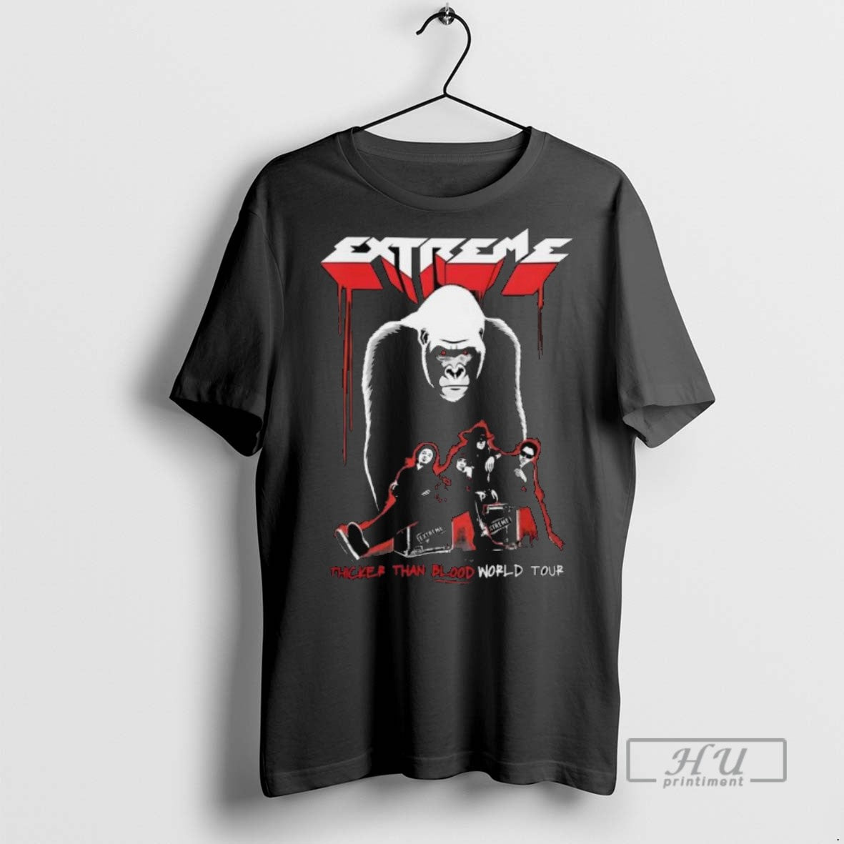 Officials Extreme The Band Gorilla Thicker Than Blood Tour 2025 Long Sleve T Shirt Unisex T-shirt, Sweatshirt, Hoodie, Long Sleeve Tee - T-Shirt, Sweatshirt, Hoodie