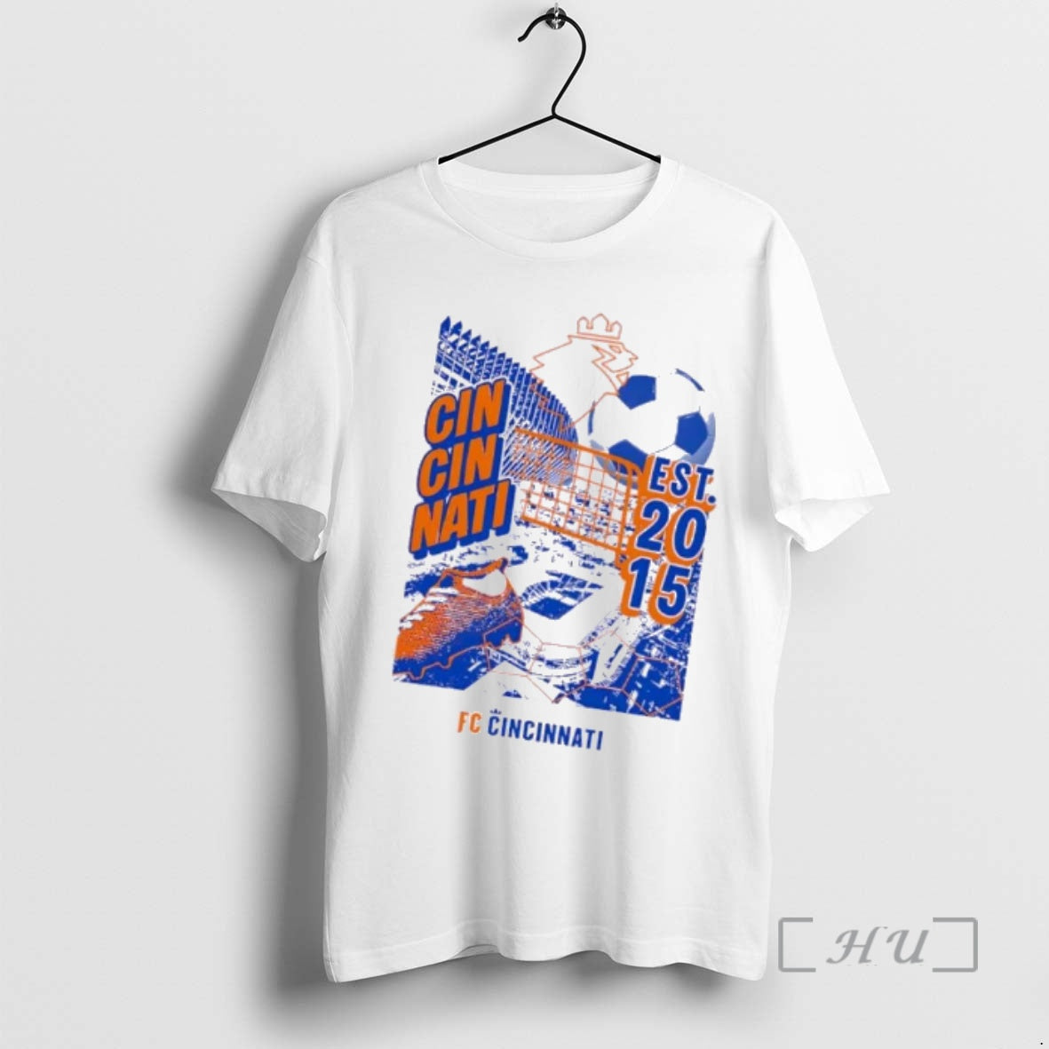 Officials Fc Cincinnati Grunge Collage Est 2015 - T-Shirt, Sweatshirt, Hoodie