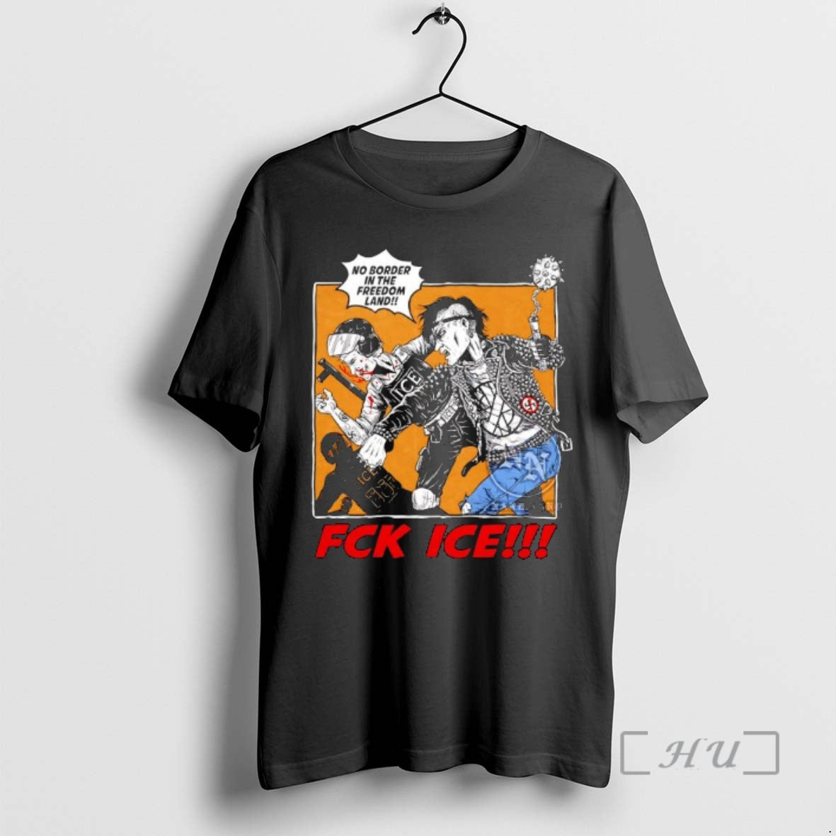 Officials Fck Ice No Border In The Freedom Land - T-Shirt, Sweatshirt, Hoodie