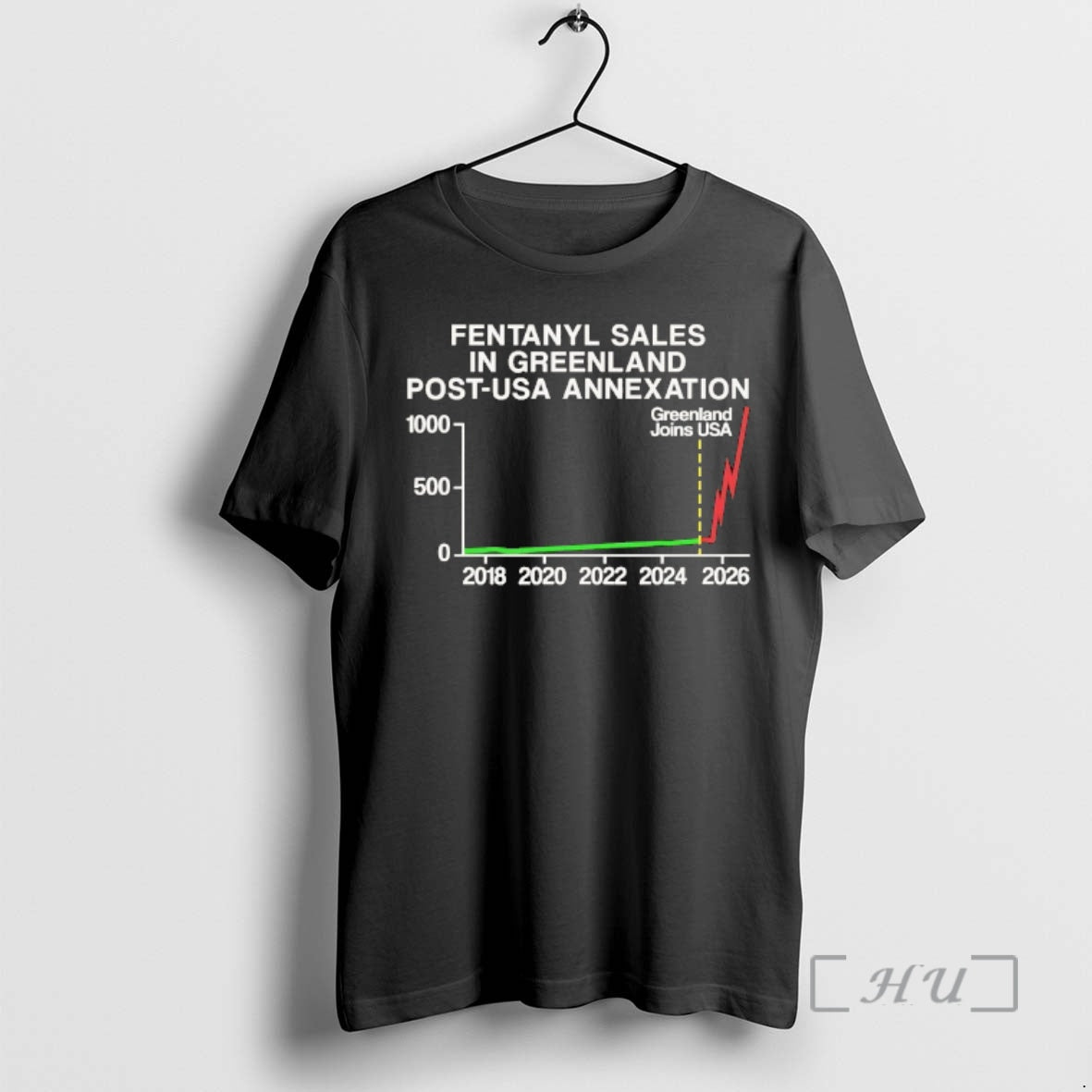 Officials Fentanyl Sales In Greenland Post Usa Annexation - T-Shirt, Sweatshirt, Hoodie