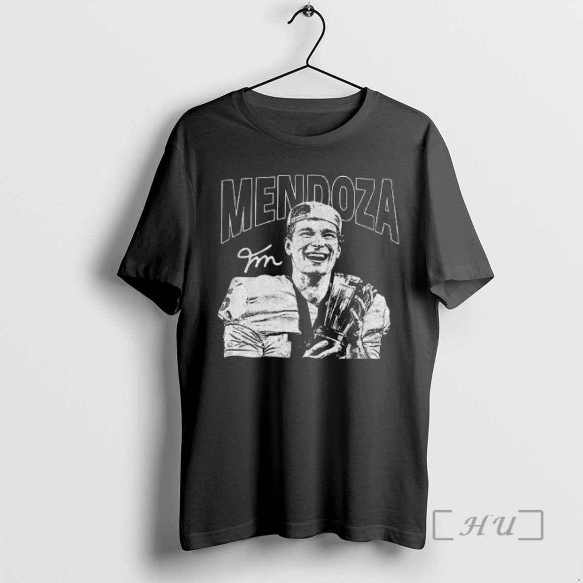Officials Fernando Mendoza 2025 Heisman Winner Signature - T-Shirt, Sweatshirt, Hoodie