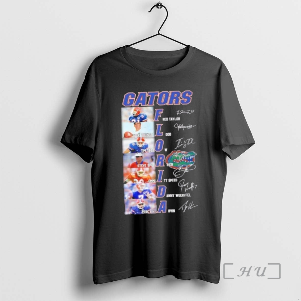 Officials Florida Gators Fred Taylor Youngblood Tebow Spurrier Emmitt Danny Harvin Names Signatures Premium - T-Shirt, Sweatshirt, Hoodie