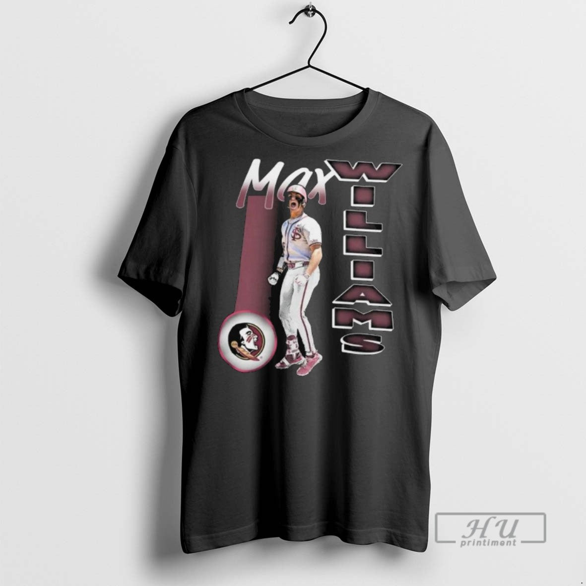 Officials Florida State Seminoles Merch Fsu Baseball Max Williams Retro Long Sleve T Shirt - T-Shirt, Sweatshirt, Hoodie
