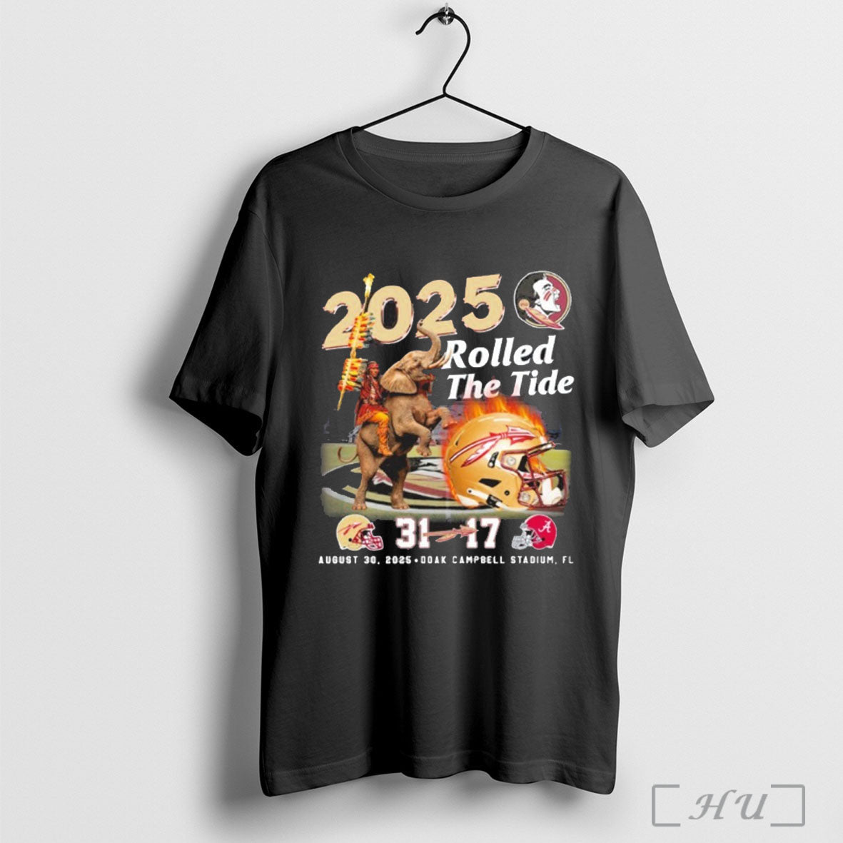 Officials Florida State Seminoles Rolled The Tide Beat Alabama Score T Shirt Unisex T-shirt, Sweatshirt, Hoodie, Long Sleeve Tee - T-Shirt, Sweatshirt, Hoodie