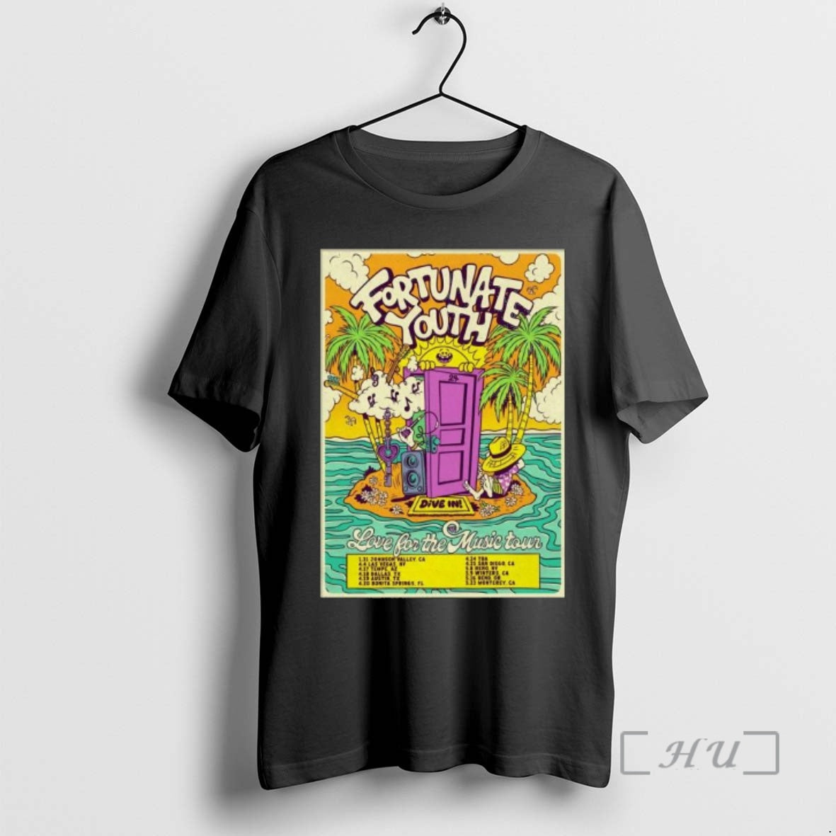 Officials Fortunate Youth Love For The Music Tour 2026 - T-Shirt, Sweatshirt, Hoodie