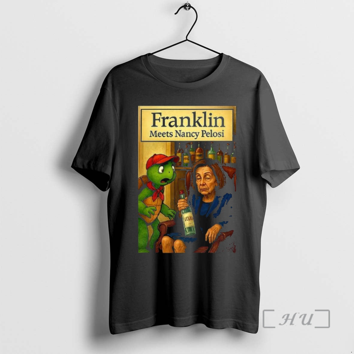 Officials Franklin Meets Nancy Pelosi - T-Shirt, Sweatshirt, Hoodie