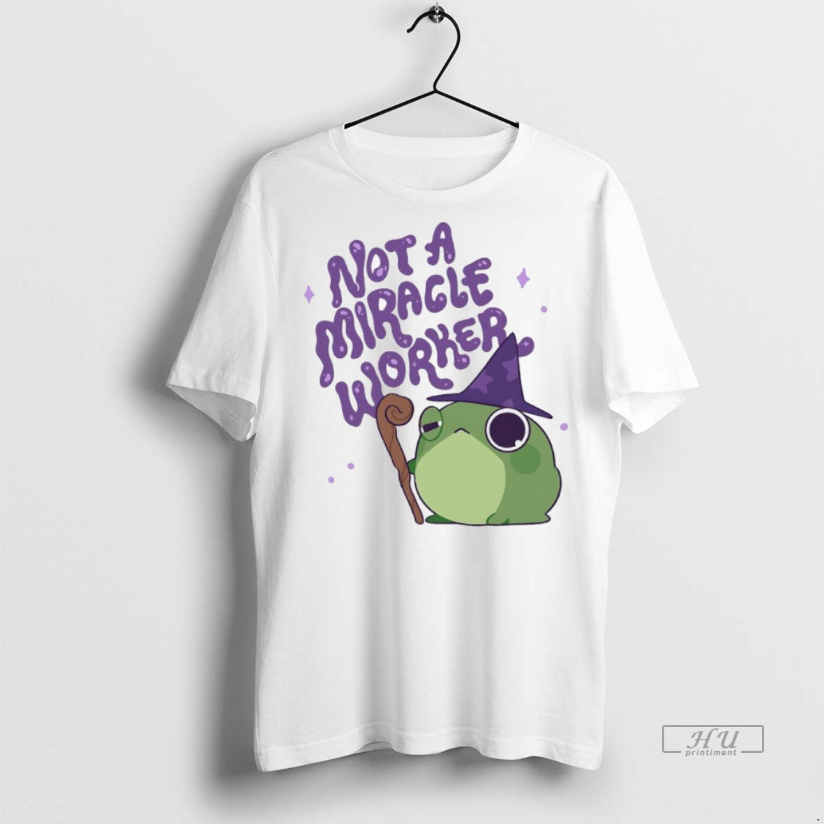 Officials Frog Wizard Not A Miracle Worker T Shirt Sweater Unisex T-shirt, Sweatshirt, Hoodie, Long Sleeve Tee - T-Shirt, Sweatshirt, Hoodie