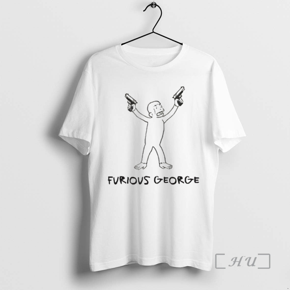 Officials Furious George Monkey With Guns Unisex T-shirt, Sweatshirt, Hoodie, Long Sleeve Tee - T-Shirt, Sweatshirt, Hoodie