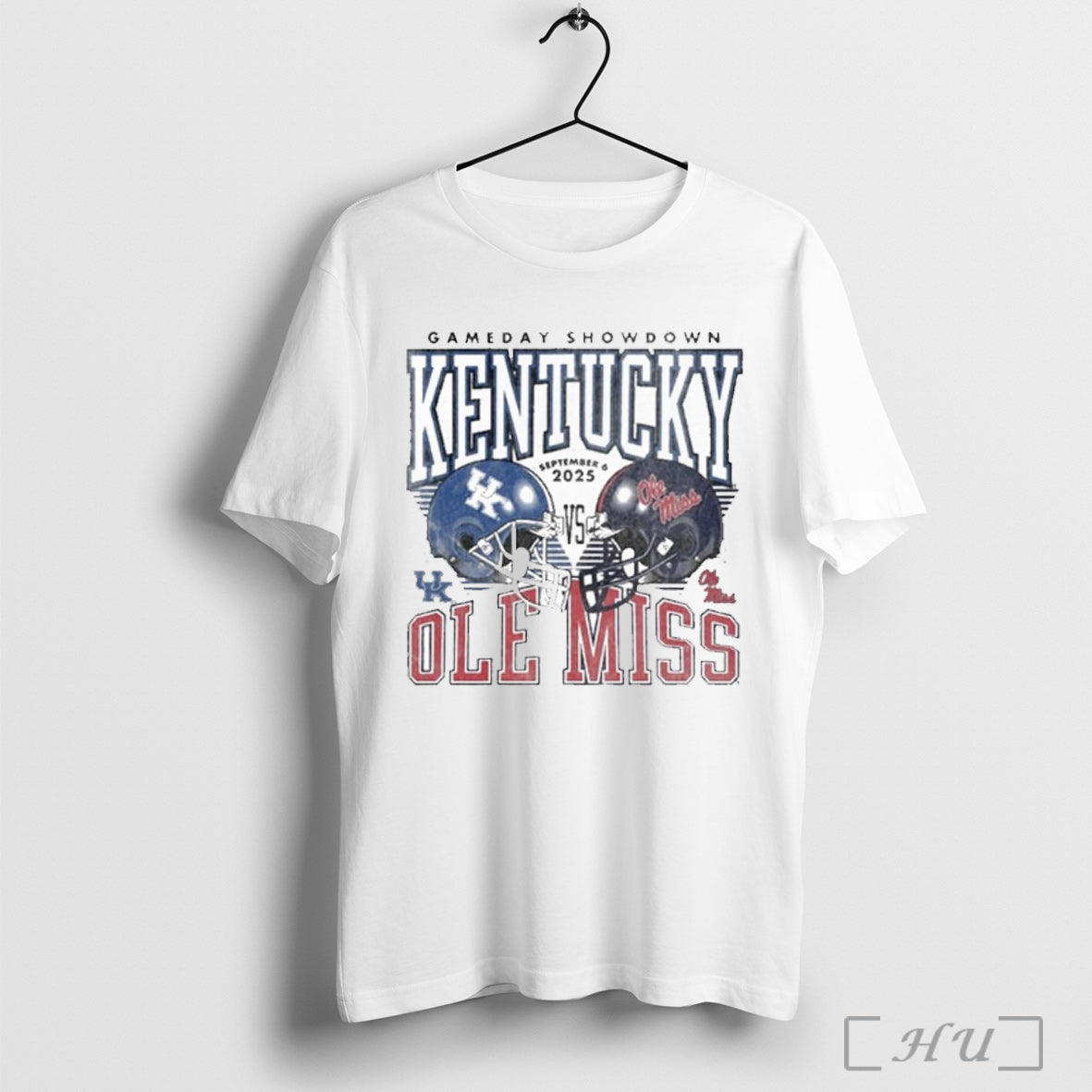 Officials Gameday Showdown 2025 Kentucky Vs Ole Miss Matchup T Shirt Unisex T-shirt, Sweatshirt, Hoodie, Long Sleeve Tee - T-Shirt, Sweatshirt, Hoodie