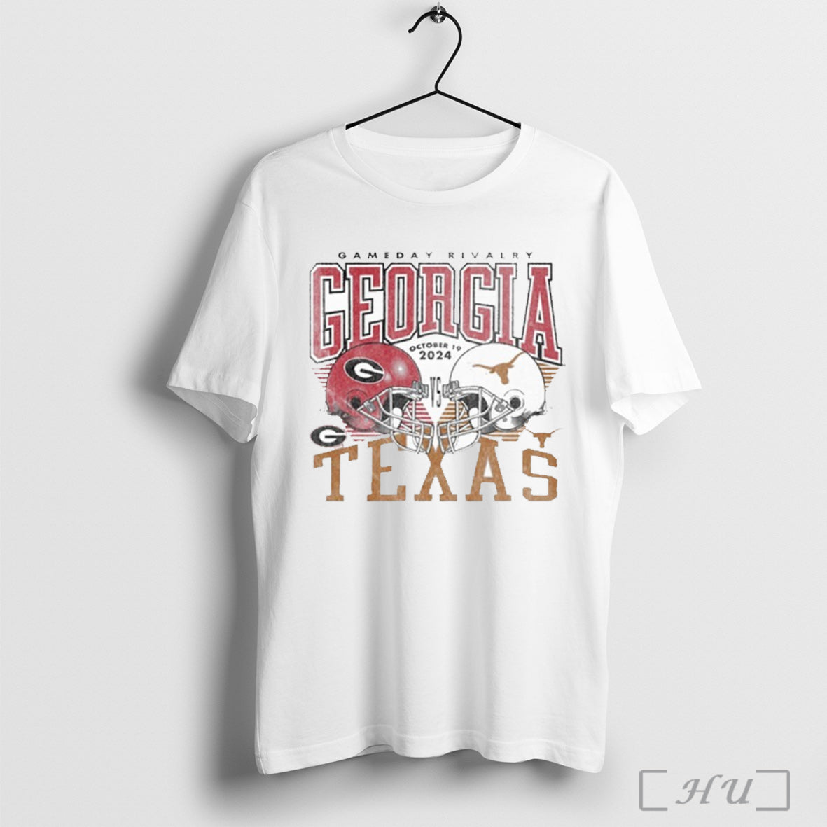 Officials Gameday Showdown 2025 Texas Vs Georgia Matchup T Shirt Unisex T-shirt, Sweatshirt, Hoodie, Long Sleeve Tee - T-Shirt, Sweatshirt, Hoodie