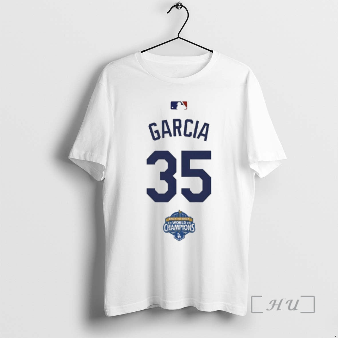 Officials Garcia 35 Back To Back Champs World Champions - T-Shirt, Sweatshirt, Hoodie