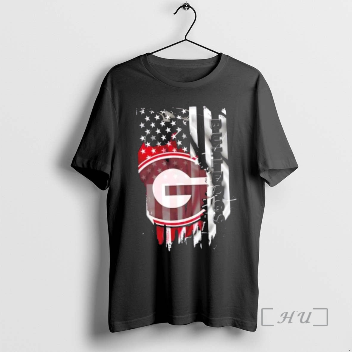 Officials Georgia Bulldogs Football X American Flag - T-Shirt, Sweatshirt, Hoodie
