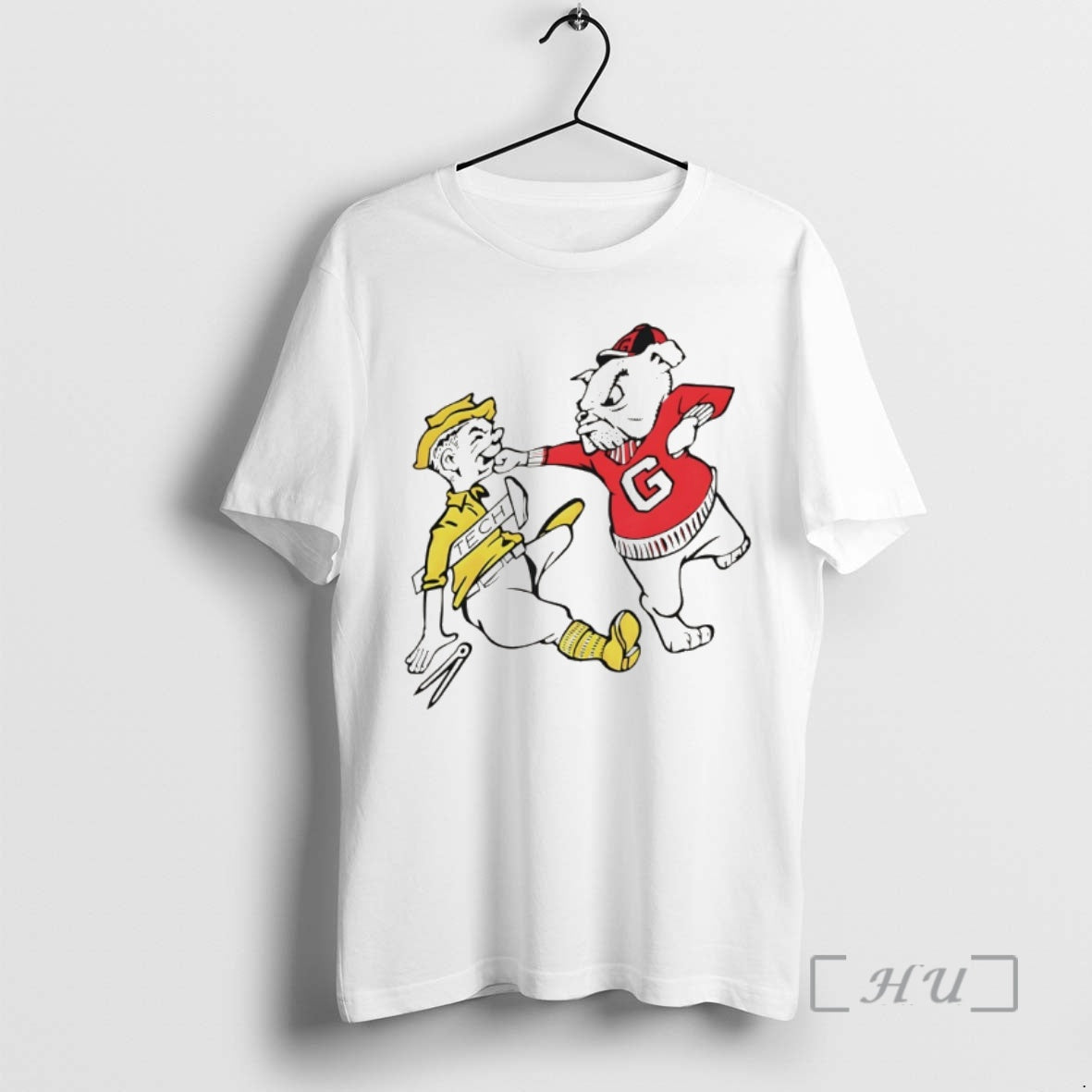 Officials Georgia Bulldogs Beat Georgia Tech Yellow Jackets Mascot Meme - T-Shirt, Sweatshirt, Hoodie
