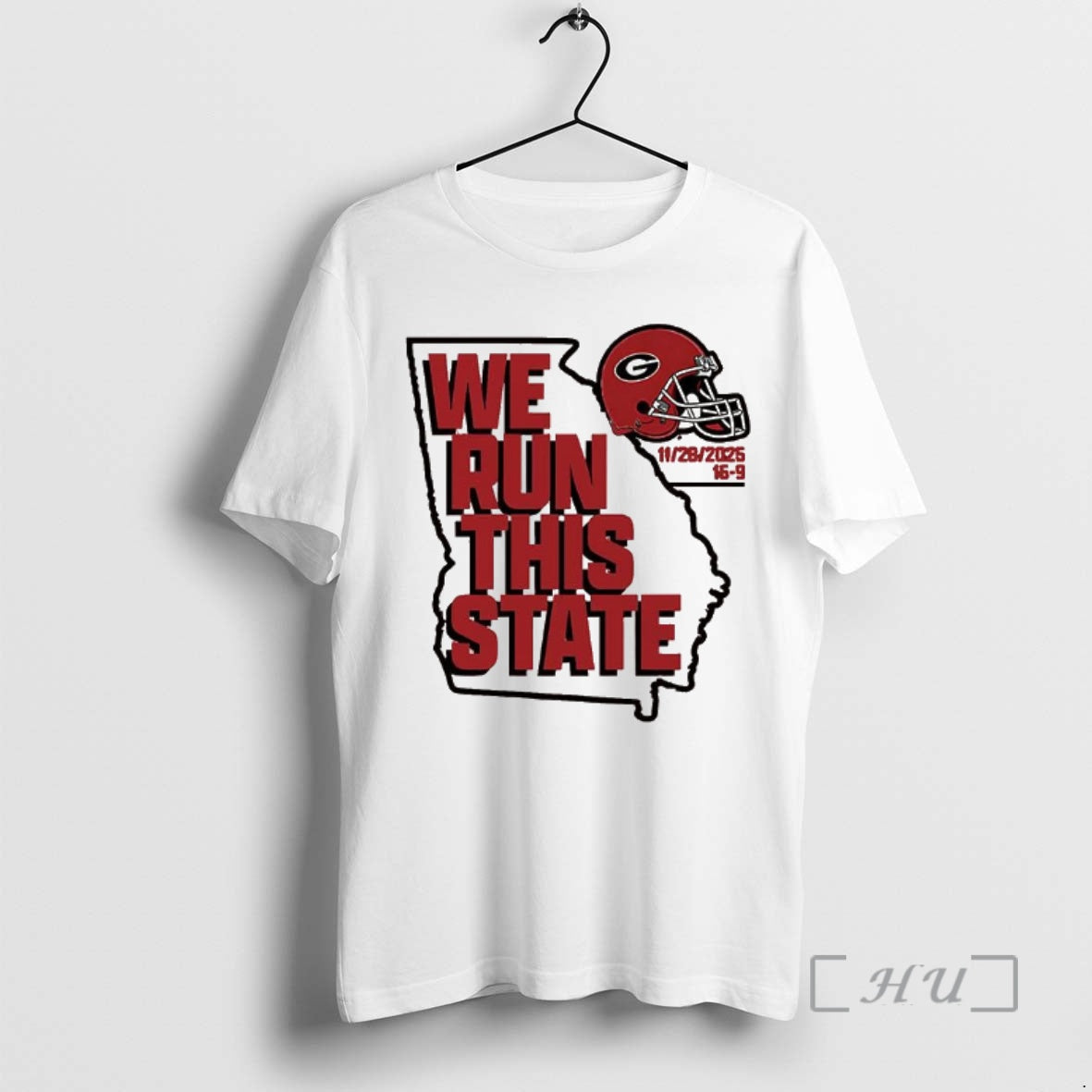 Officials Georgia Bulldogs Football We Run This State 2025 Outlane - T-Shirt, Sweatshirt, Hoodie