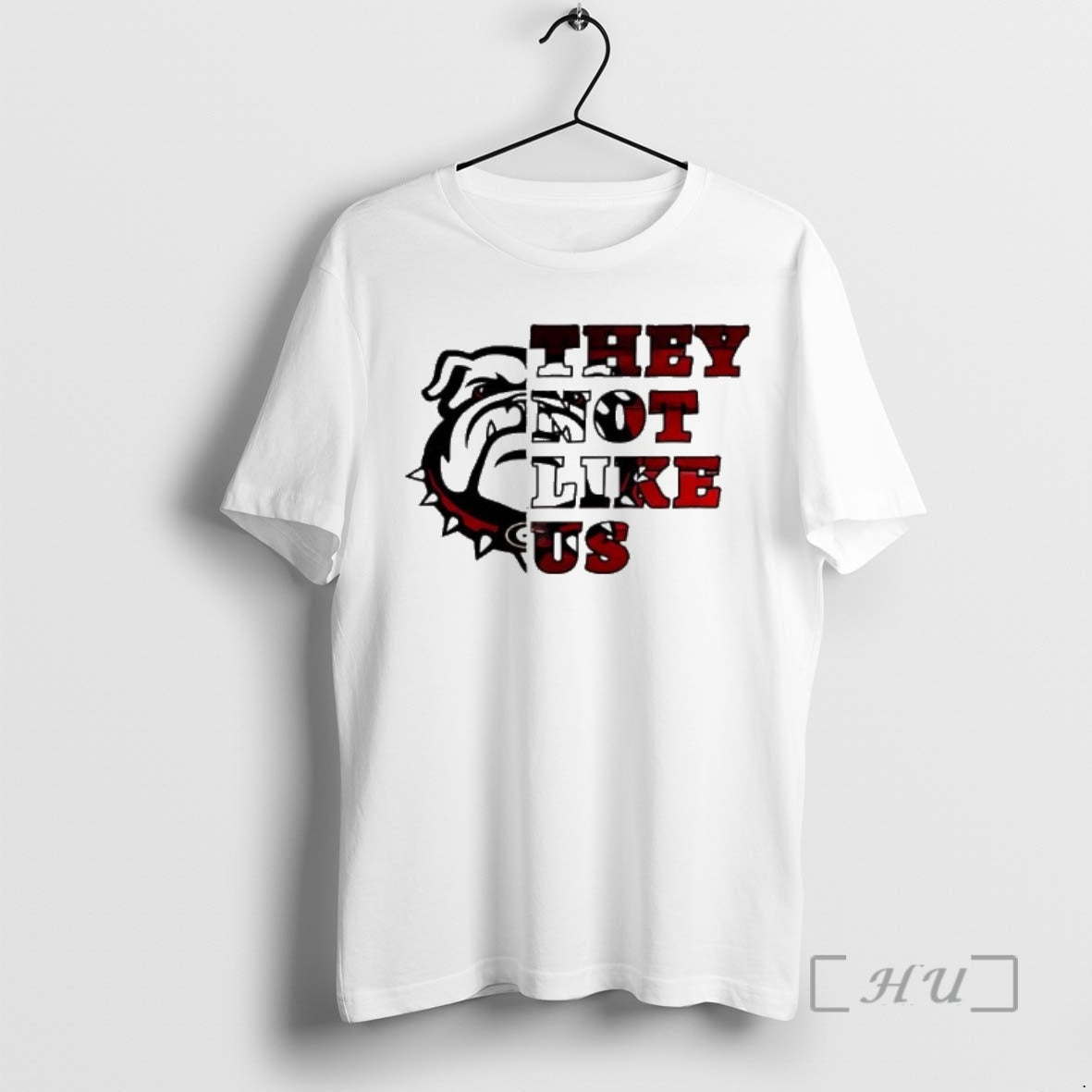 Officials Georgia Bulldogs They Not Like Us Big Head - T-Shirt, Sweatshirt, Hoodie