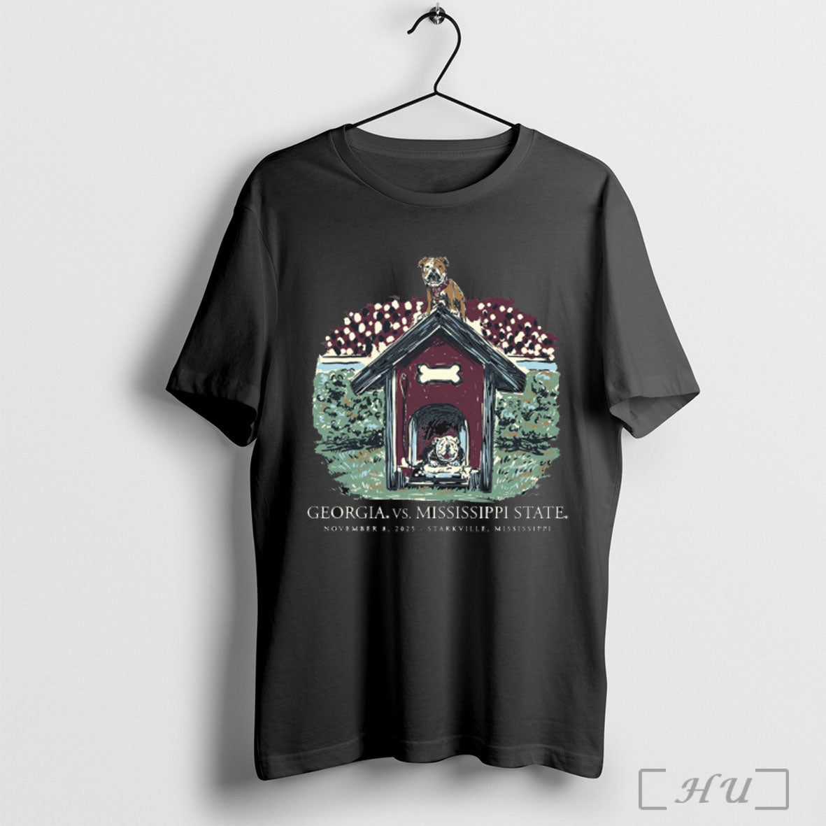 Officials Georgia Bulldogs Vs Mississippi State Bulldogs Game Day November 8 2025 Starkville Mississippi - T-Shirt, Sweatshirt, Hoodie