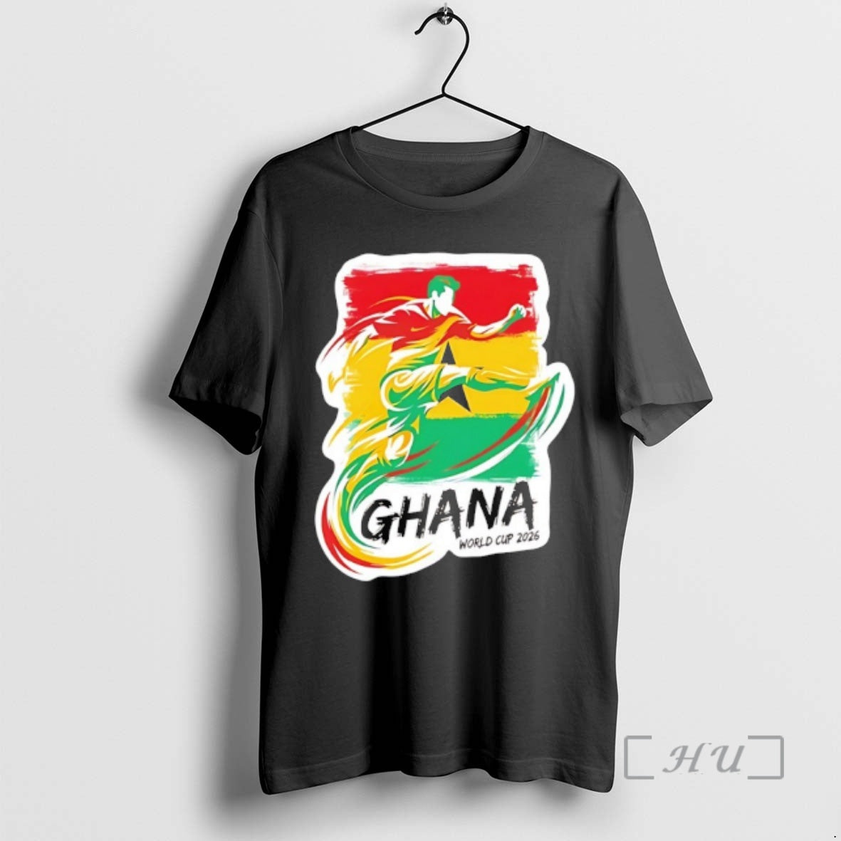 Officials Ghana World Cup 2026 Football Player - T-Shirt, Sweatshirt, Hoodie