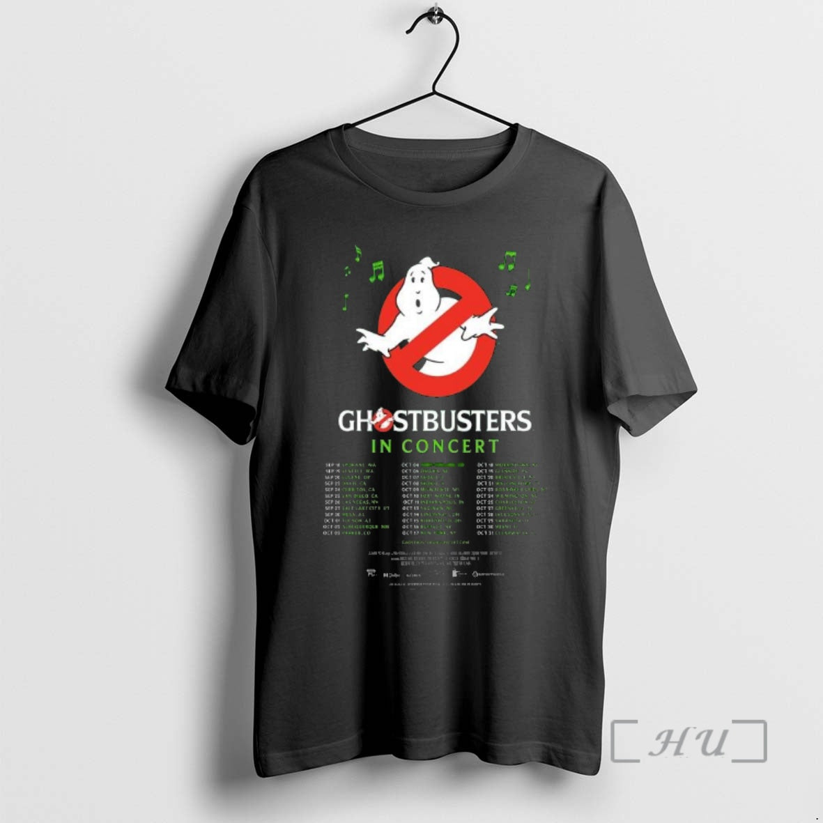 Officials Ghostbusters In Concert 2026 North America Schedule Dates Unisex T-shirt, Sweatshirt, Hoodie, Long Sleeve Tee - T-Shirt, Sweatshirt, Hoodie
