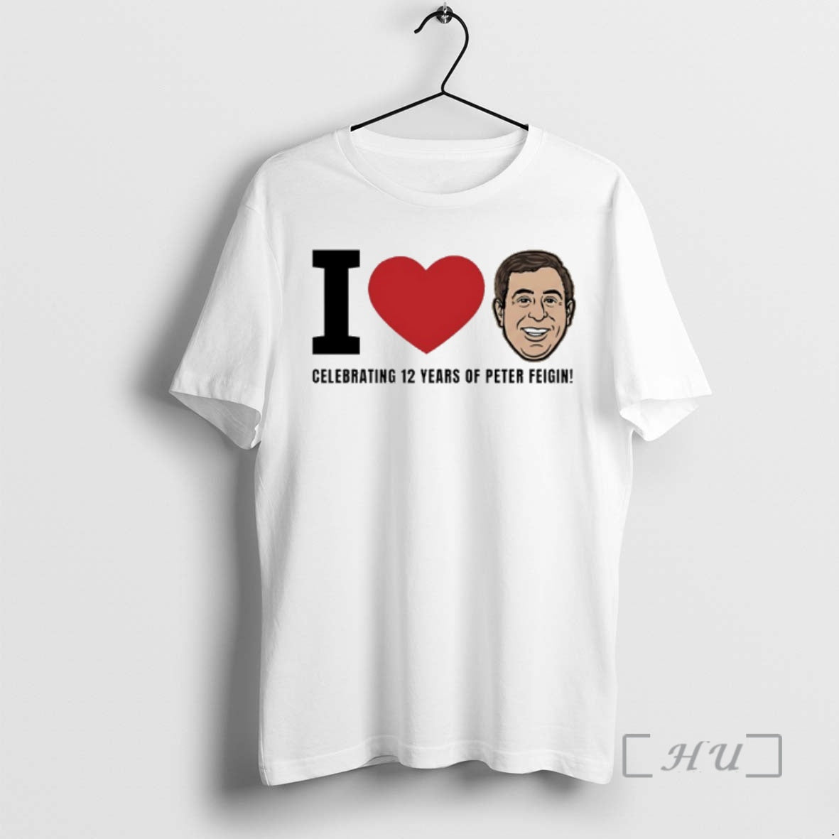 Officials Giannis Antetokounmpo Wearing I Love Celebrating 12 Years Of Peter Feigin Premium T Shirts - T-Shirt, Sweatshirt, Hoodie