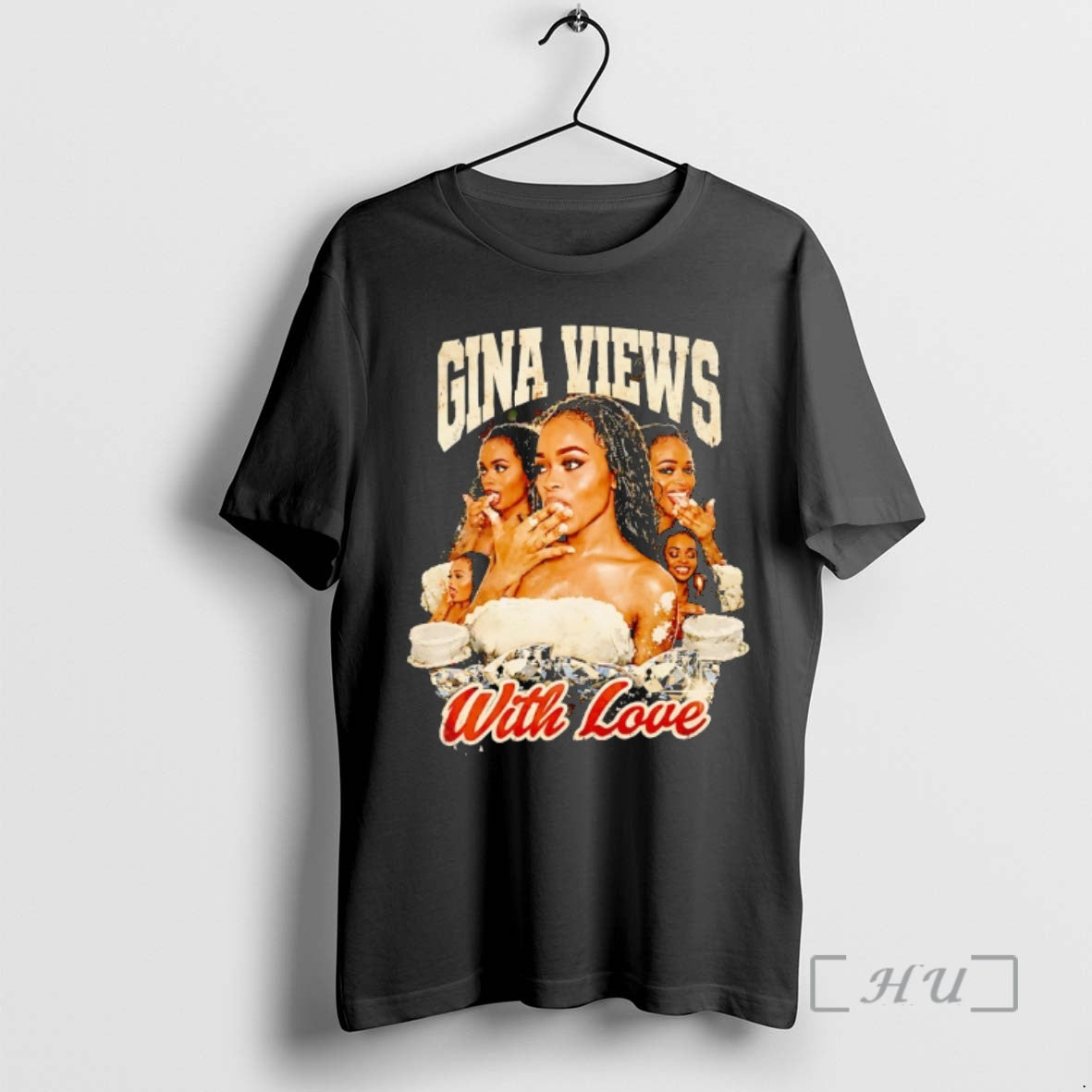 Officials Gina Views With Love Graphic - T-Shirt, Sweatshirt, Hoodie