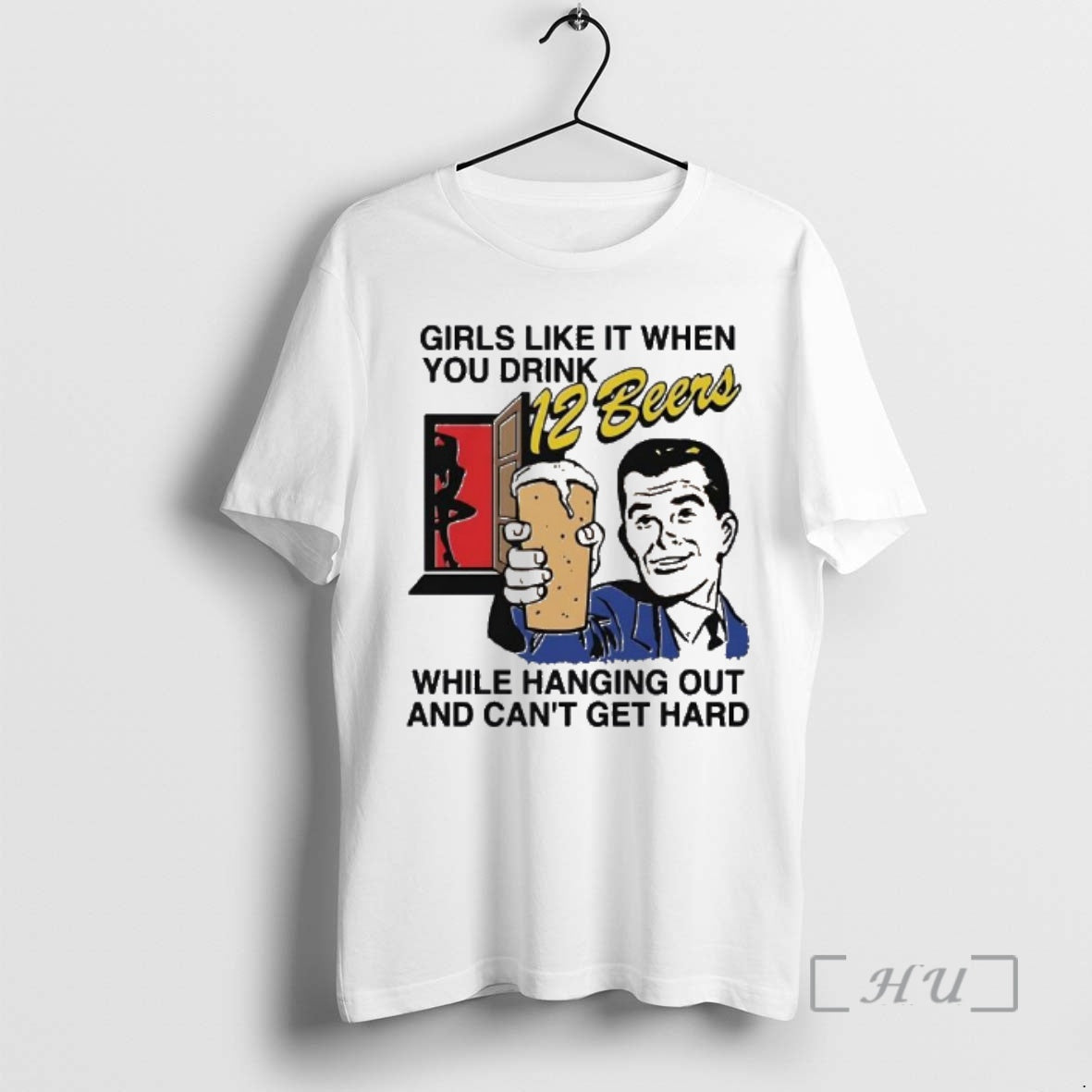 Officials Girls Like It When You Drink 12 Beers Retro Man Premium T Shirts Sweater - T-Shirt, Sweatshirt, Hoodie