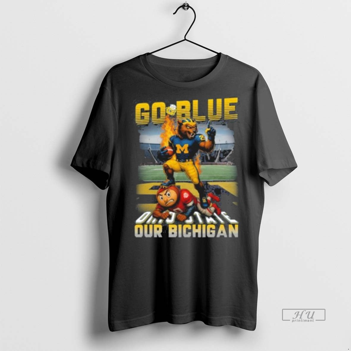 Officials Go Blue 2025 Wolverines Vs Buckeyes T Shirt Sweater Unisex T-shirt, Sweatshirt, Hoodie, Long Sleeve Tee - T-Shirt, Sweatshirt, Hoodie
