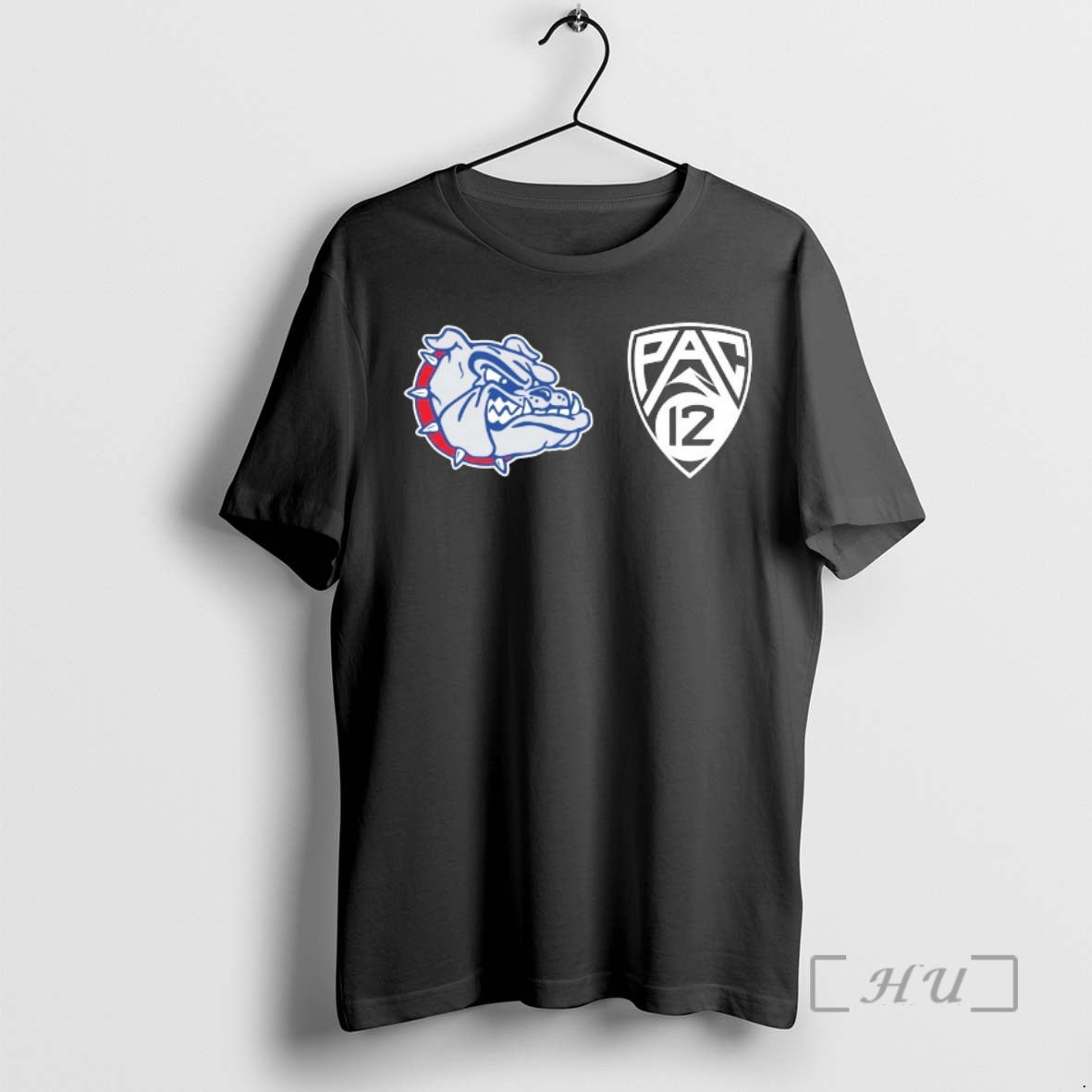 Officials Gonzaga Bulldogs X Pac 12 Conference 2026 Logos Unisex T-shirt, Sweatshirt, Hoodie, Long Sleeve Tee - T-Shirt, Sweatshirt, Hoodie