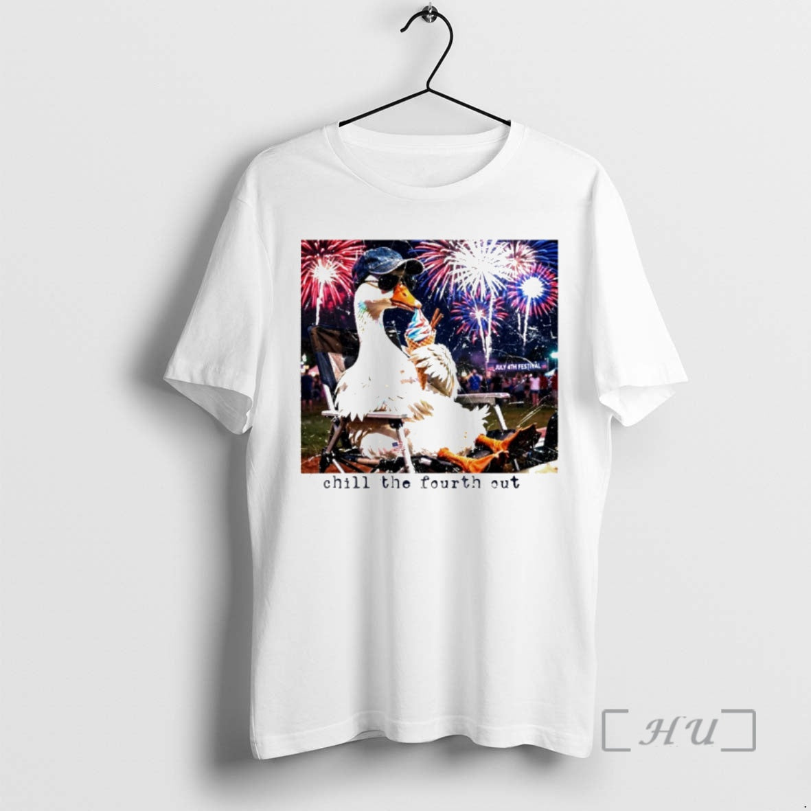 Officials Goose Chill The Fourth Out 4th Of July Unisex T-shirt, Sweatshirt, Hoodie, Long Sleeve Tee - T-Shirt, Sweatshirt, Hoodie
