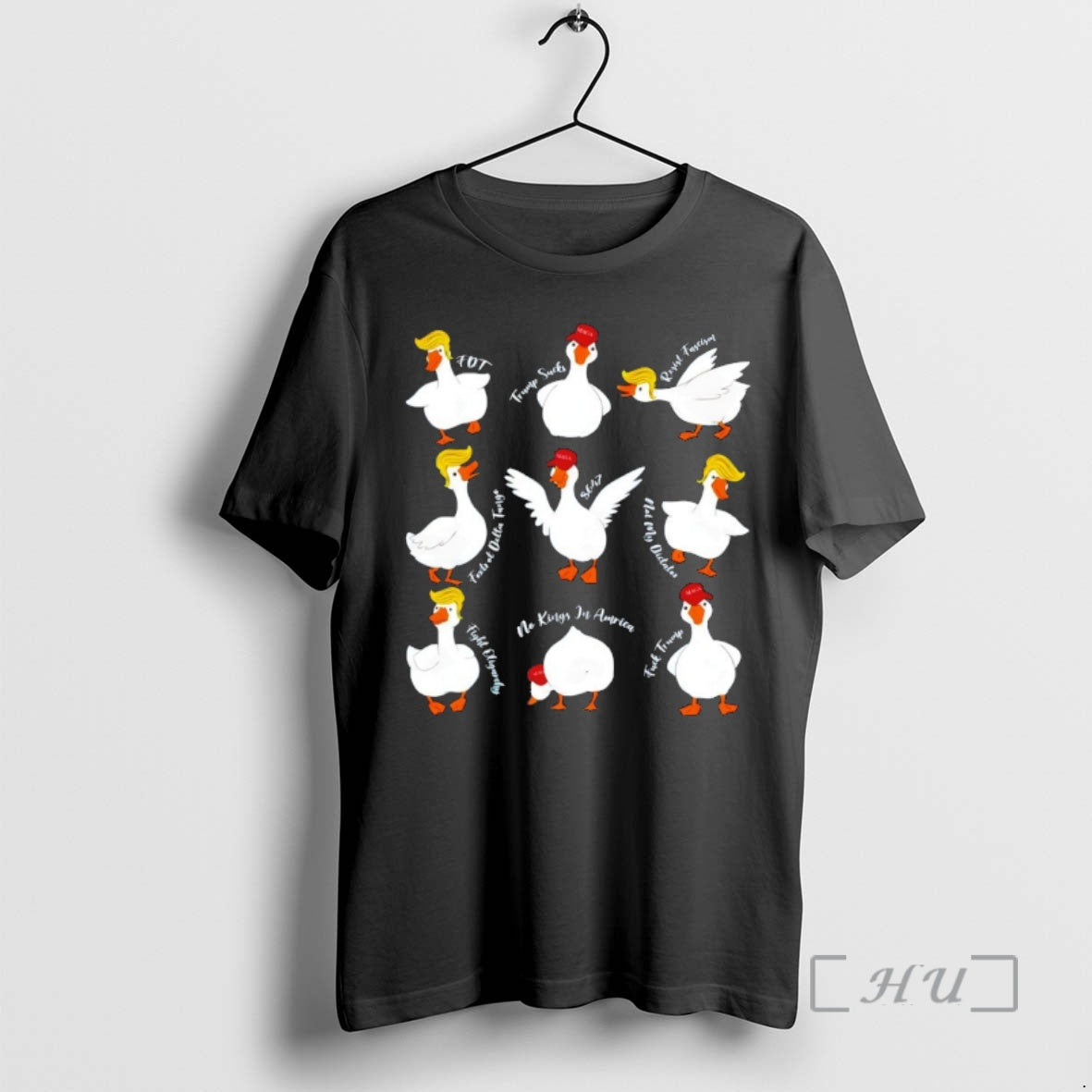 Officials Goose X Donald Trump Fdt Trump Sucks No Kings In American Premium T Shirts Unisex T-shirt, Sweatshirt, Hoodie, Long Sleeve Tee - T-Shirt, Sweatshirt, Hoodie