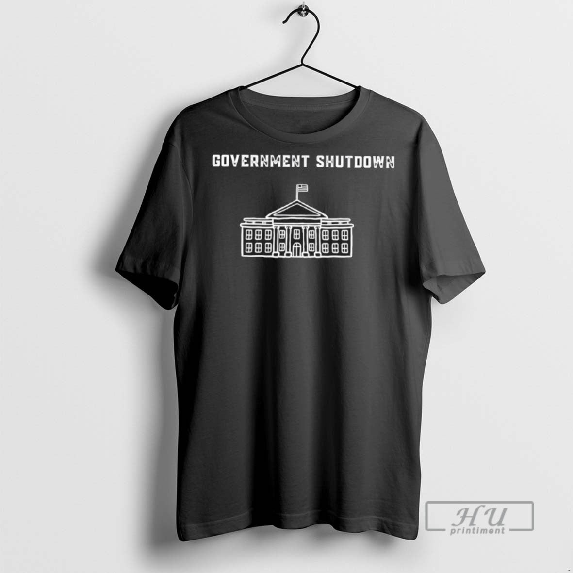 Officials Government Shutdown White House 2025 T Shirts Unisex T-shirt, Sweatshirt, Hoodie, Long Sleeve Tee - T-Shirt, Sweatshirt, Hoodie