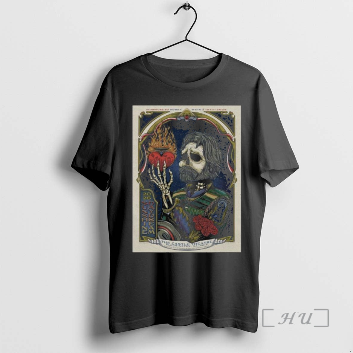 Officials Grateful Dead Bobby Weir The Castle Theatre Bloomington Il Jan 30 2026 Premium - T-Shirt, Sweatshirt, Hoodie