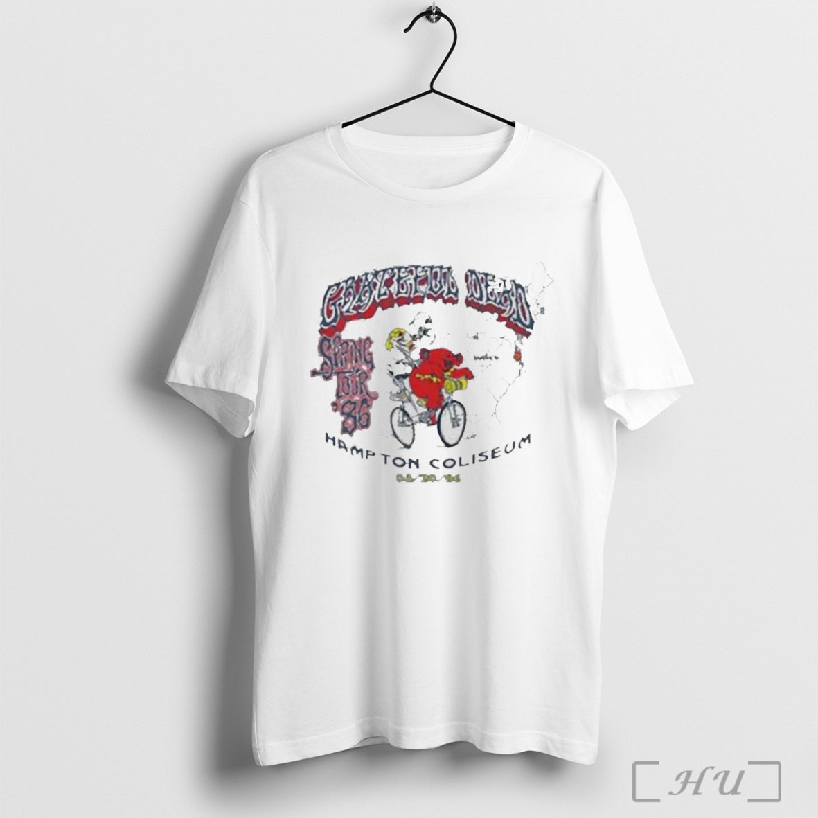 Officials Grateful Dead Hampton 86 T Shirt Unisex T-shirt, Sweatshirt, Hoodie, Long Sleeve Tee - T-Shirt, Sweatshirt, Hoodie