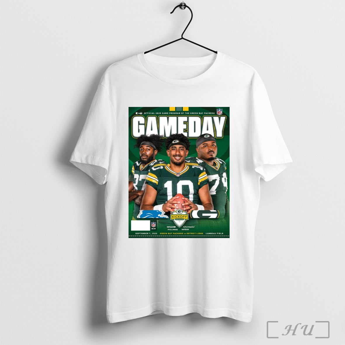 Officials Green Bay Packers Vs Detroit Lions Kickoff Weekend Gameday Program 9 7 2025 Poster - T-Shirt, Sweatshirt, Hoodie