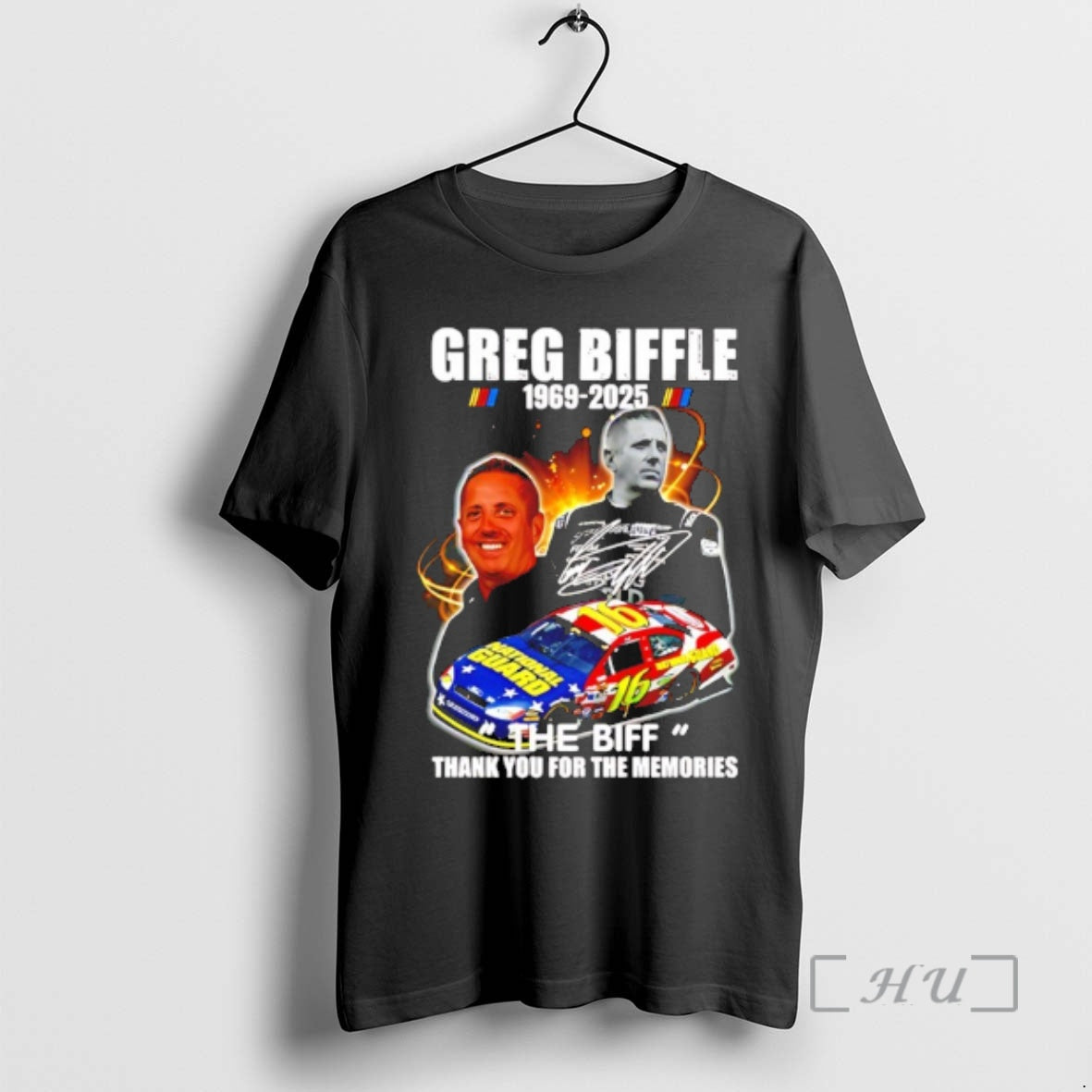 Officials Greg Biffle 1969 2025 The Biff Thank You For The Memories Premium T Shirts - T-Shirt, Sweatshirt, Hoodie